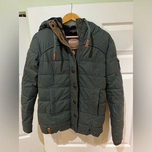 Naketano Breakfast Club Quilted Lined Winter Jacket